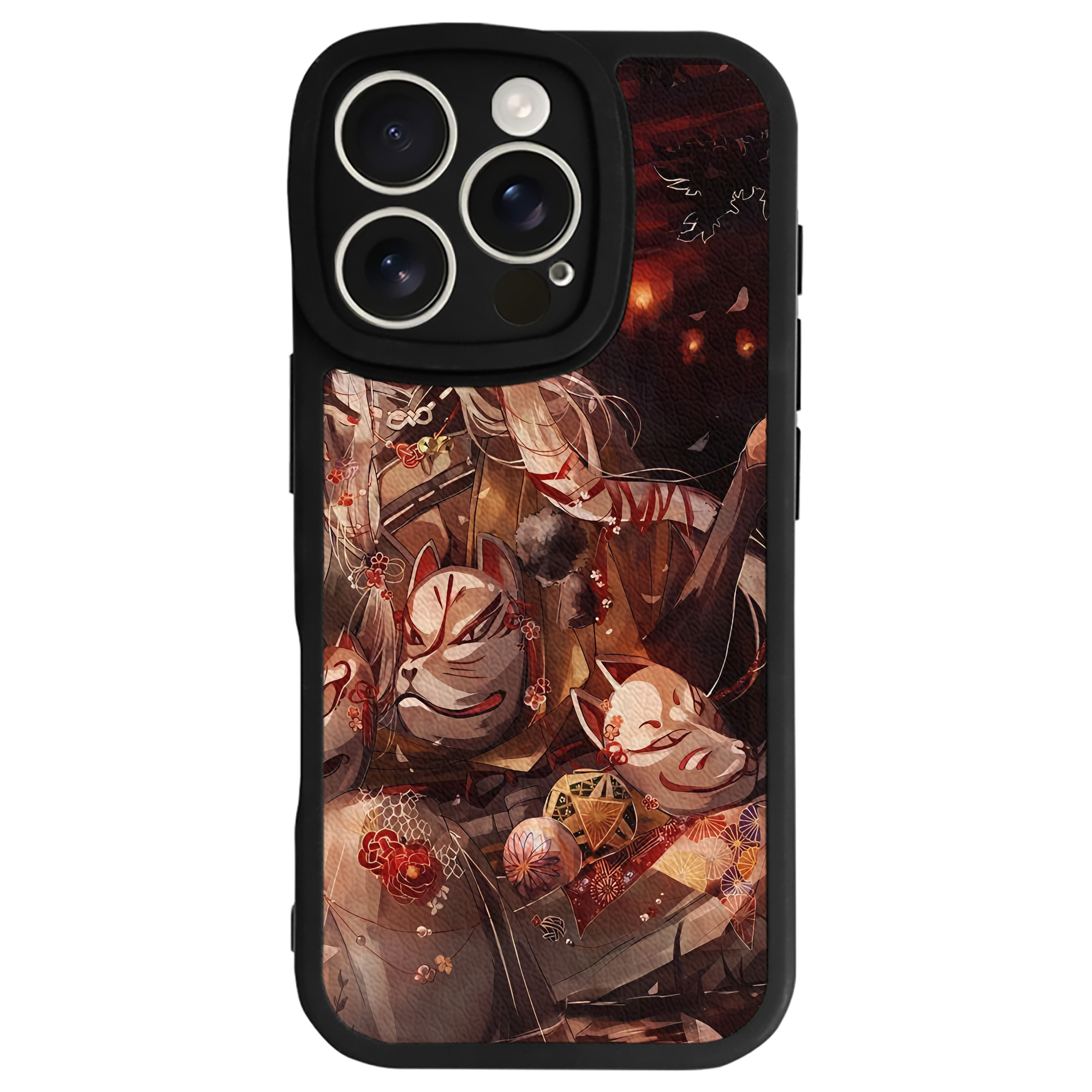 （画像用） 刀剣乱舞 Touken Ranbu 【iPhone 16シリーズ対応】シリコンスマホケース（レザー調） 材質：シリコン